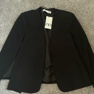 Zara cape suit jacket